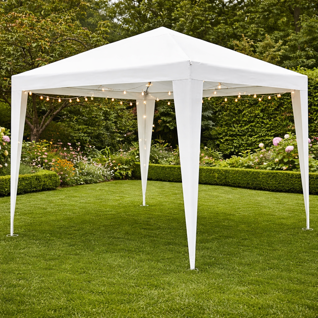 Садовый павильон GardenLine TUN5774 3х3 м Белый
