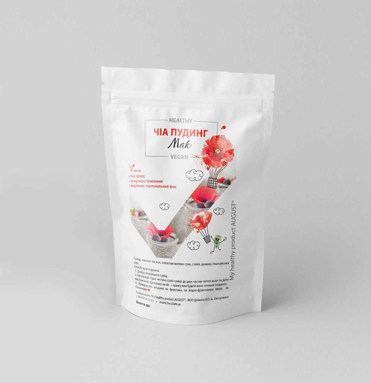 Пудинг чиа-мак My healthy product August 200 г