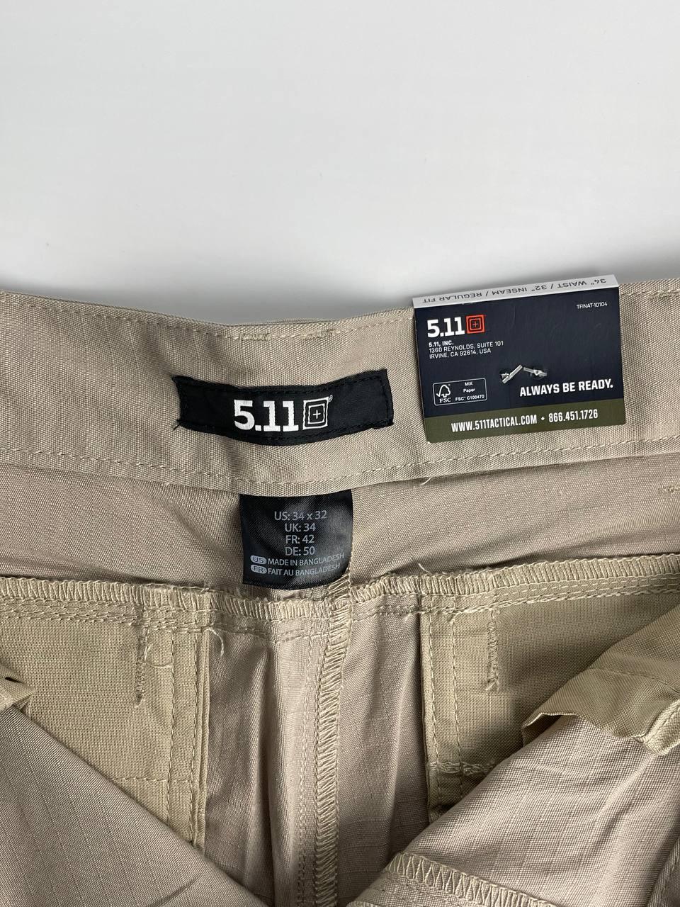 Брюки мужские 5.11 Stryke W/Flex-Tac р. 34/32 Khaki (42250) - фото 4 Брюки мужские 5.11 Stryke W/Flex-Tac р. 34/32 Khaki (42250) - фото 4