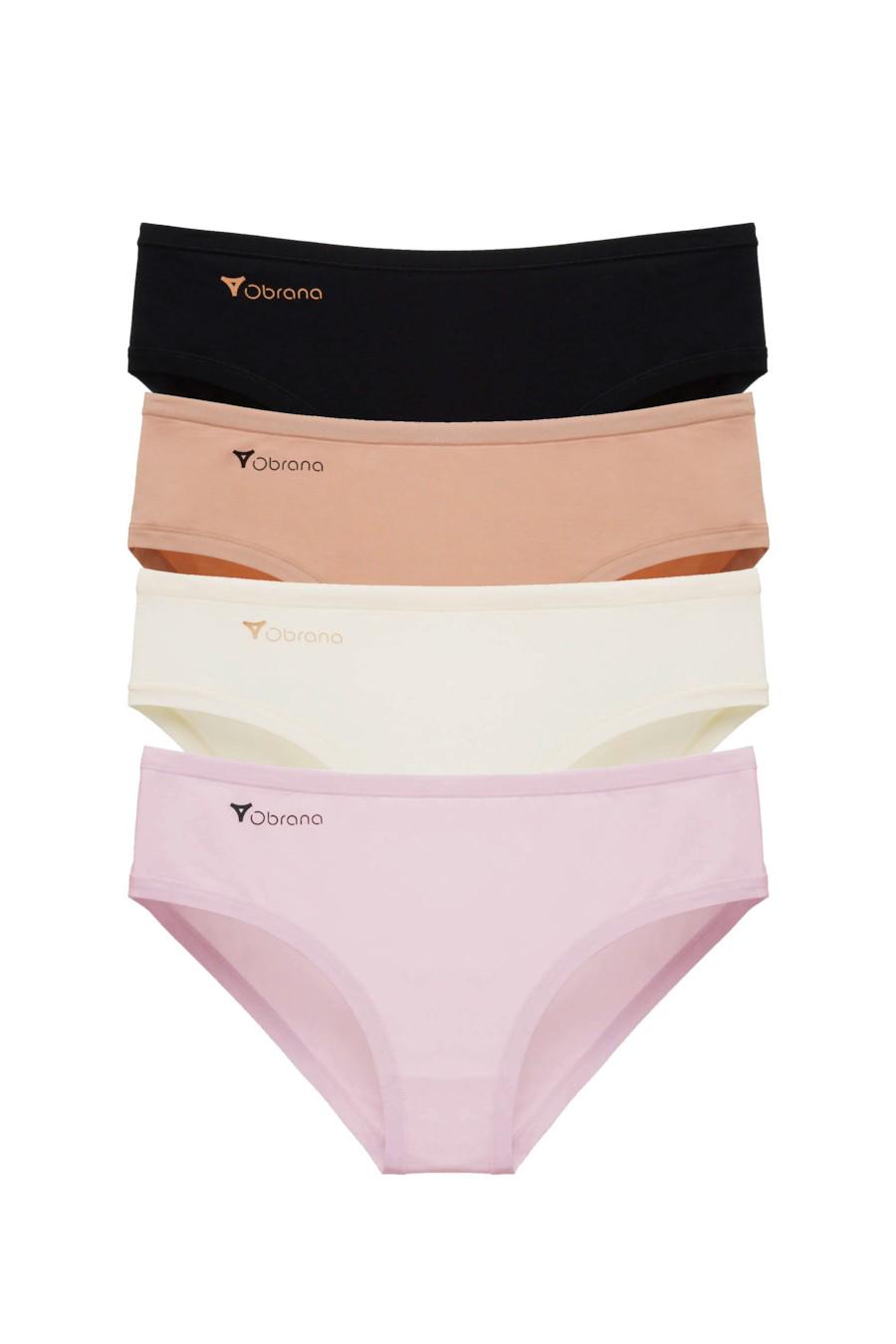 Трусики слип Anabel Arto р. 5/XL 4 шт. Черный/Зефир/Шампань/Бежевый (36576/77107)