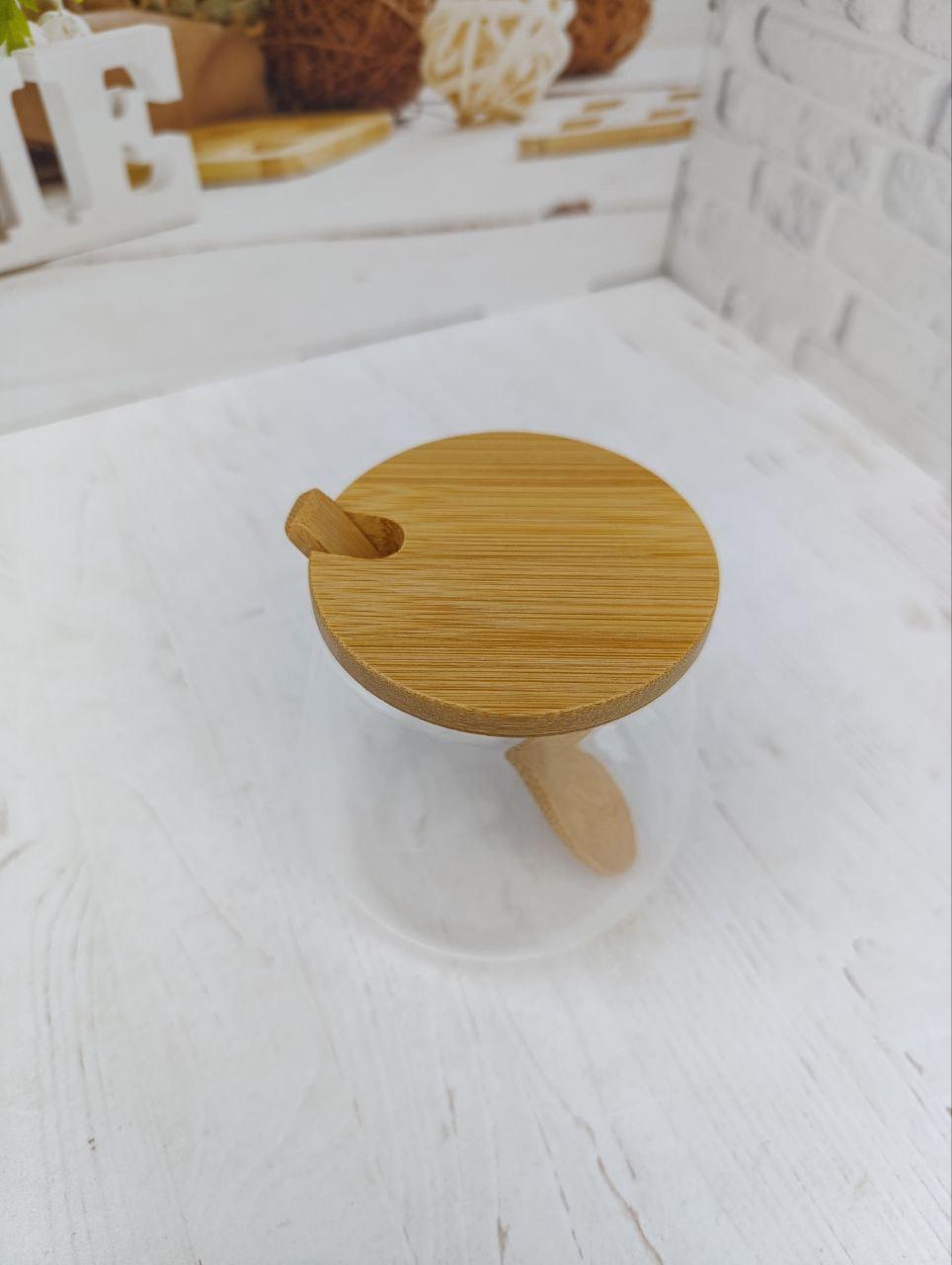 Цукорниця S&T 212121-9 скляна з ложкою 500 мл - фото 2 Цукорниця S&T 212121-9 скляна з ложкою 500 мл - фото 2