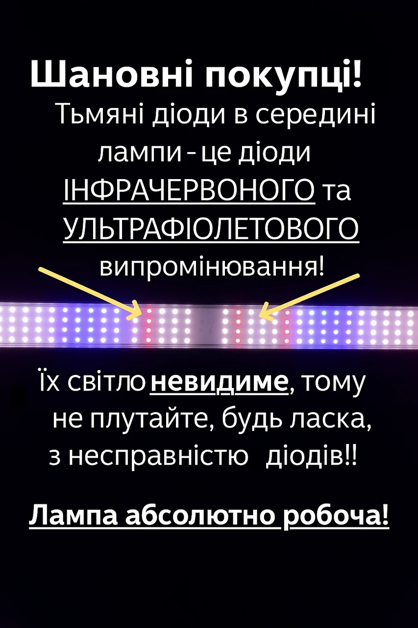 Фитолампа Folem Flora для растений с полным спектром 220V эффективность 100W/потребление 25W - фото 3 Фитолампа Folem Flora для растений с полным спектром 220V эффективность 100W/потребление 25W - фото 3