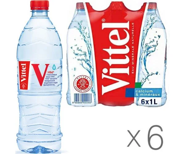 Вода мінеральна негазована VITTEL 1 л 6 шт. (9501) - фото 2