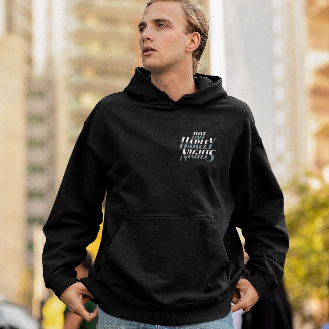 Худи флисовый унисекс Harley Davidson Hot Harley Nіghts South Dakota 2XL Черный