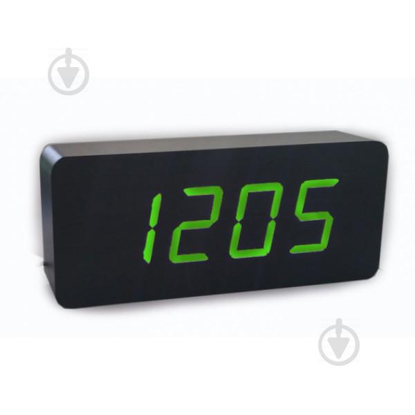 Настольные часы от сети + батарейка VST ART-865 Черные