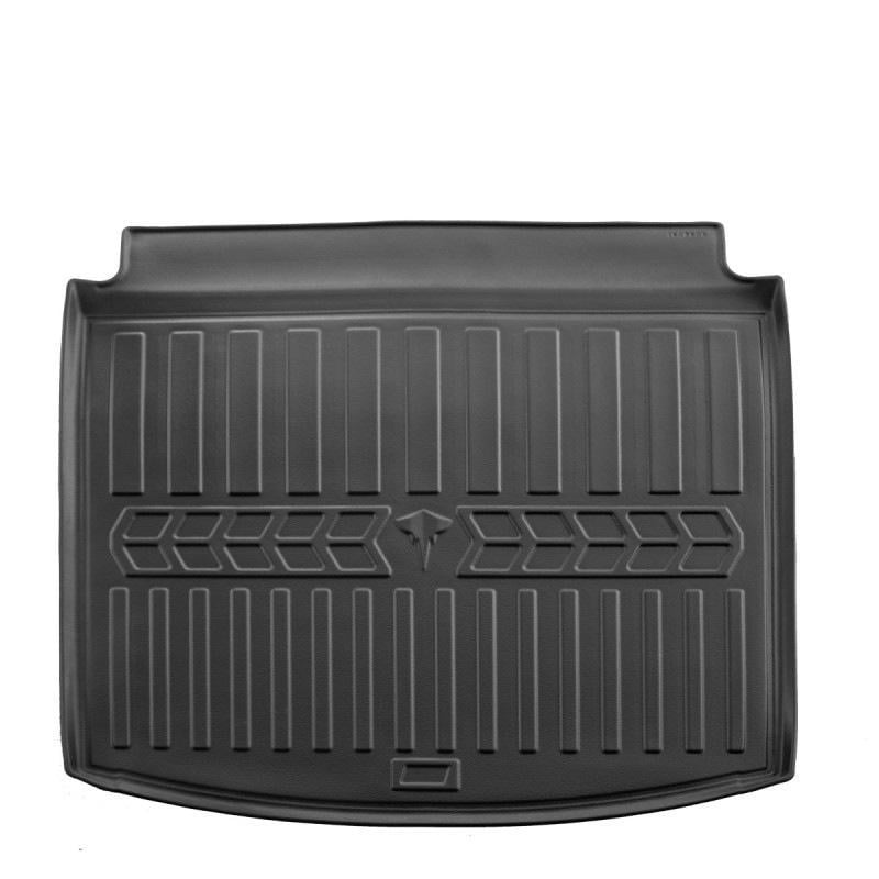 Коврик в багажник Stingray 3D SW нижний для Seat Leon 2013-2020 гг. Черный (126652)