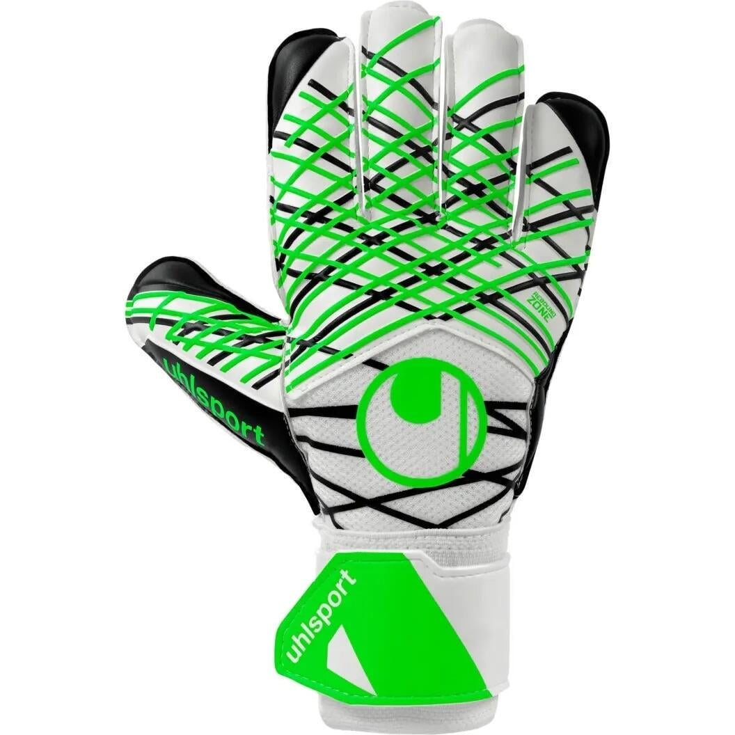 Вратарские перчатки Uhlsport SOFT ADVANCED р. 7 Бело-зелено-черный (1011369 01)