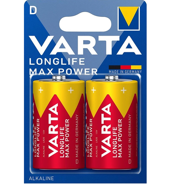 Батарейка Varta LR20 Alkaline MAX POWER