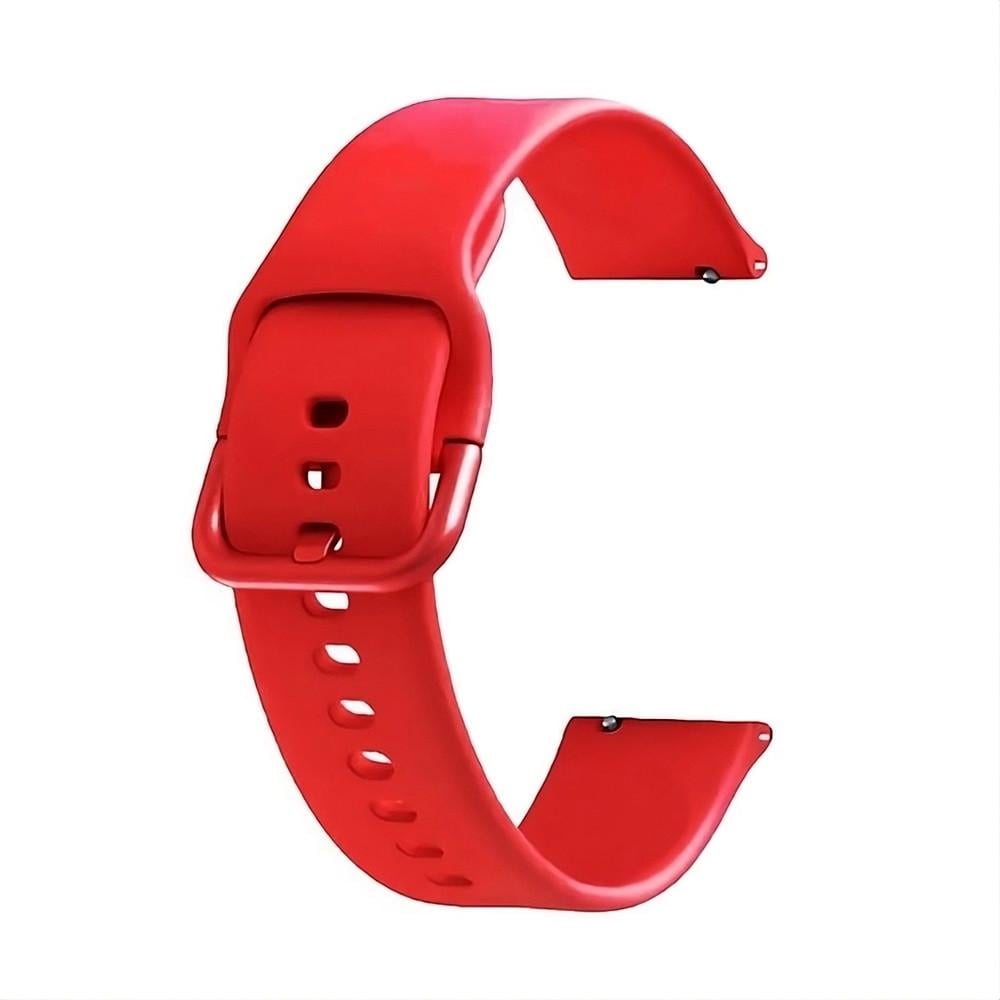 Ремінець для смарт-годинників силіконовий 20 мм Active Червоний (2390154994)