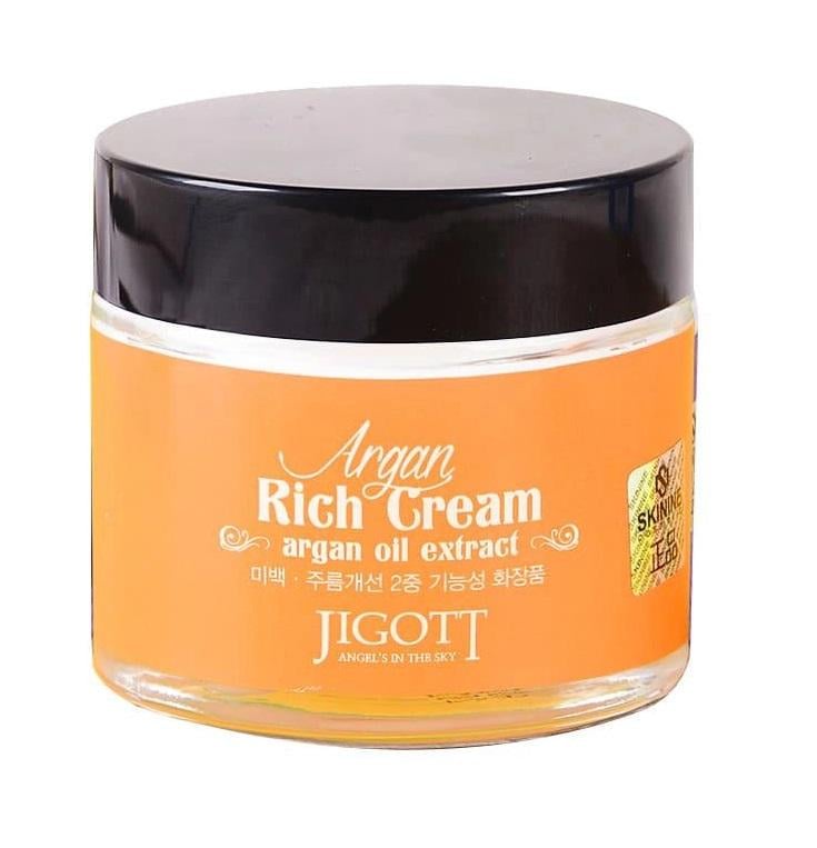 Крем для лица Jigott Argan Rich Cream 70 мл (8809210034100)