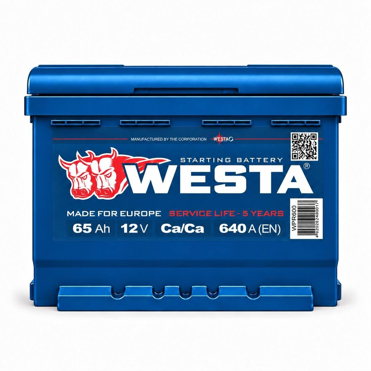 Акумулятор автомобільний Westa 65 Ah 640A R+ 12V (3150401456) Акумулятор автомобільний Westa 65 Ah 640A R+ 12V (3150401456)