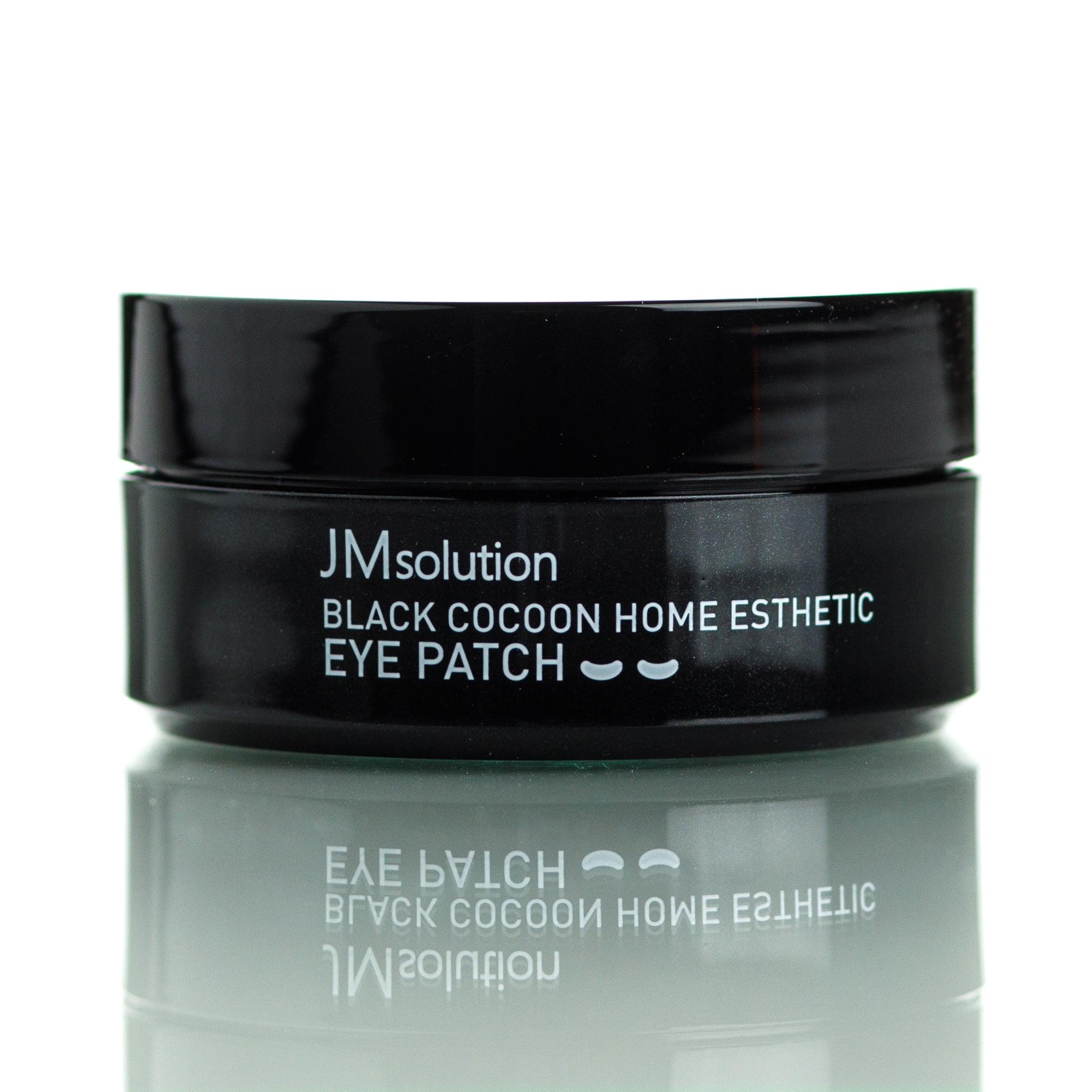 Патчі гідрогелеві із протеїнами шовку JMsolution Black Cocoon Home Esthetic Eye Patch 60 шт.