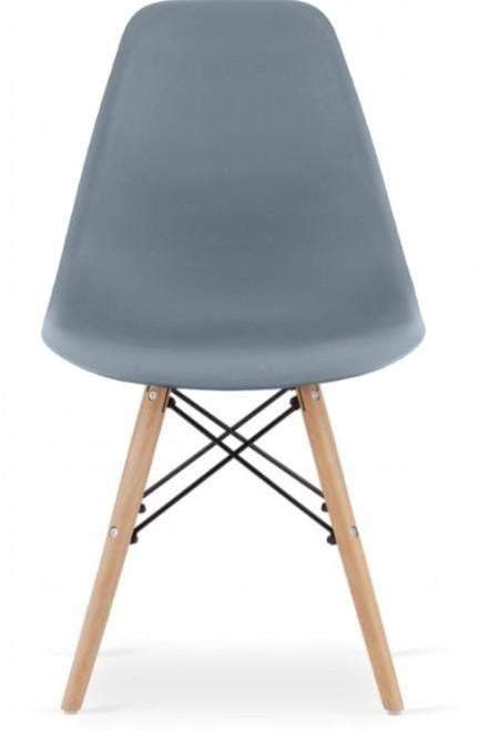 Крісло для кухні на ніжках Bonro ВN-173 Full KD Сірий (4620) - фото 4