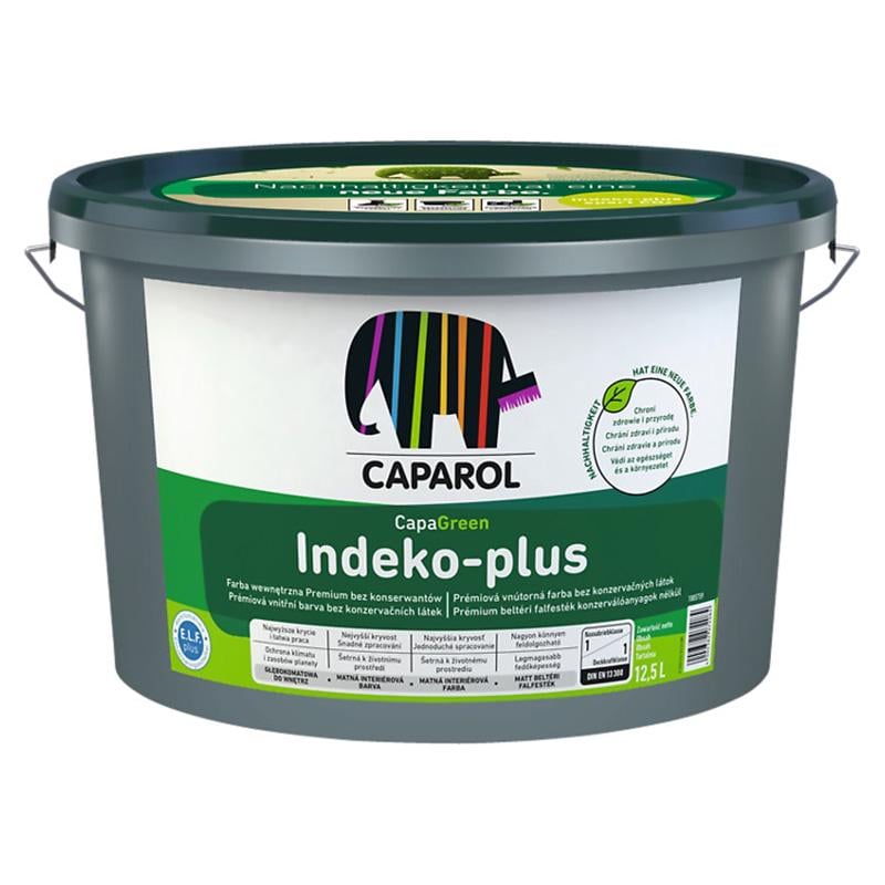 Краска интерьерная акриловая Caparol CapaGreen Indeko-plus E.L.F. plus База 1 глубоко-матовая 10 л