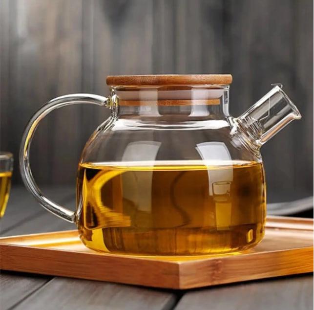 Заварювальний чайник з пружиною-ситом та бамбуковою кришкою Fusion 1 л (92188) Заварювальний чайник з пружиною-ситом та бамбуковою кришкою Fusion 1 л (92188)