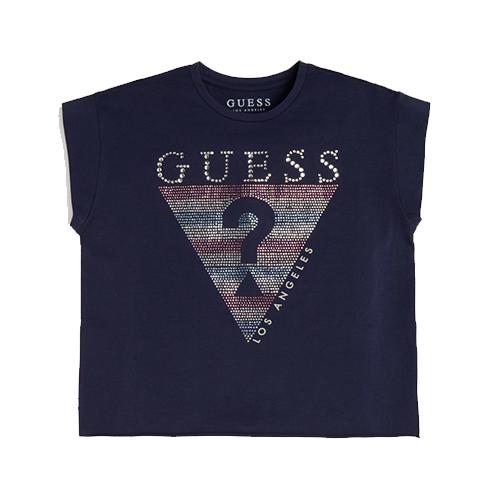 Футболка Guess Kids J02I14 K6YW0 DEKB 146 см Blue/Deck Blue (19367-14040)