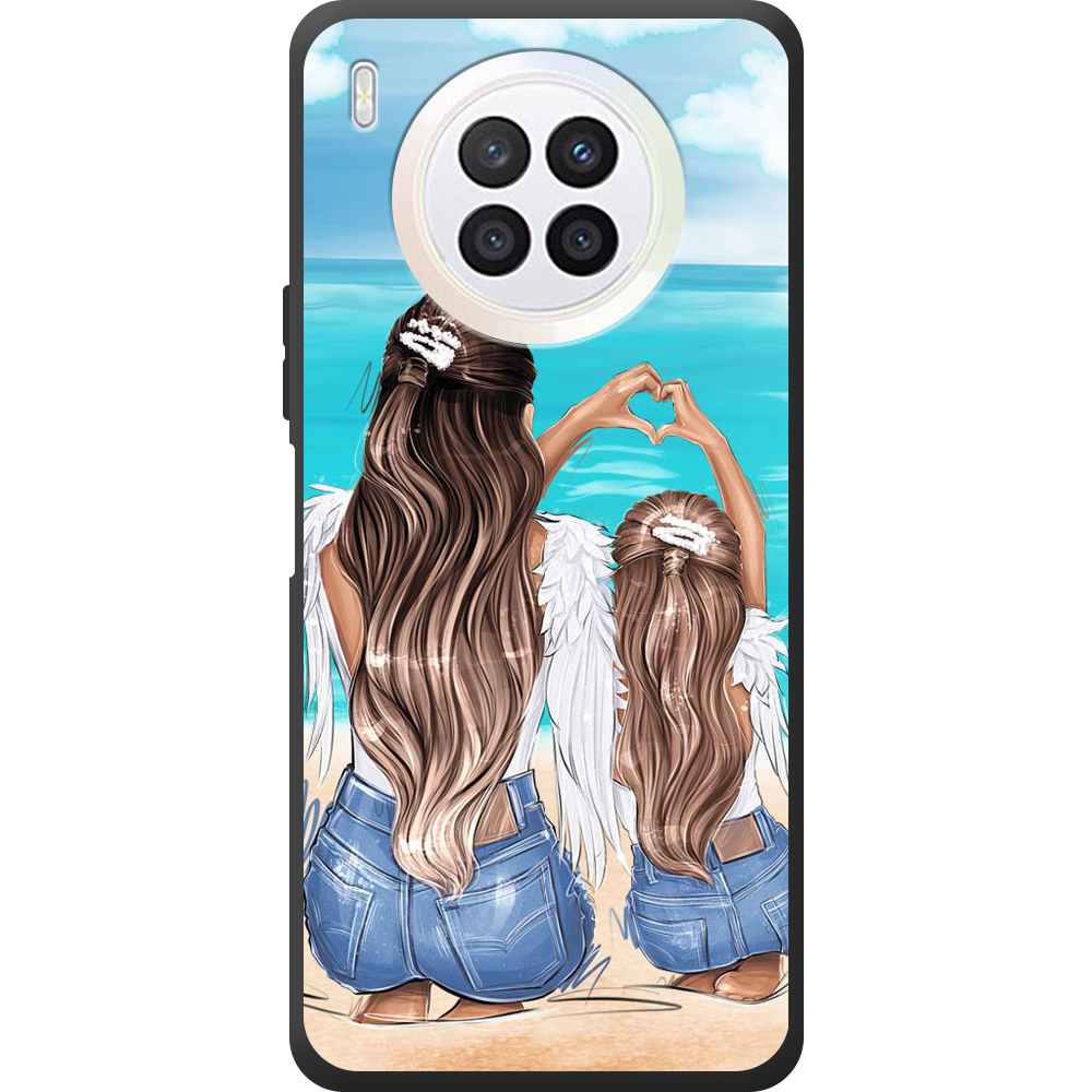 Чехол BoxFace Huawei Nova 8i Family Vacation Черный силикон (43692-up2380-44633)