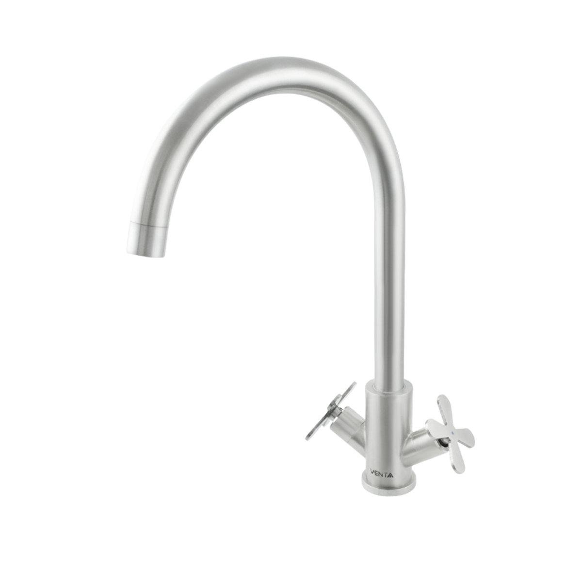 Смеситель для кухни Venta VК403US Нержавеющая сталь