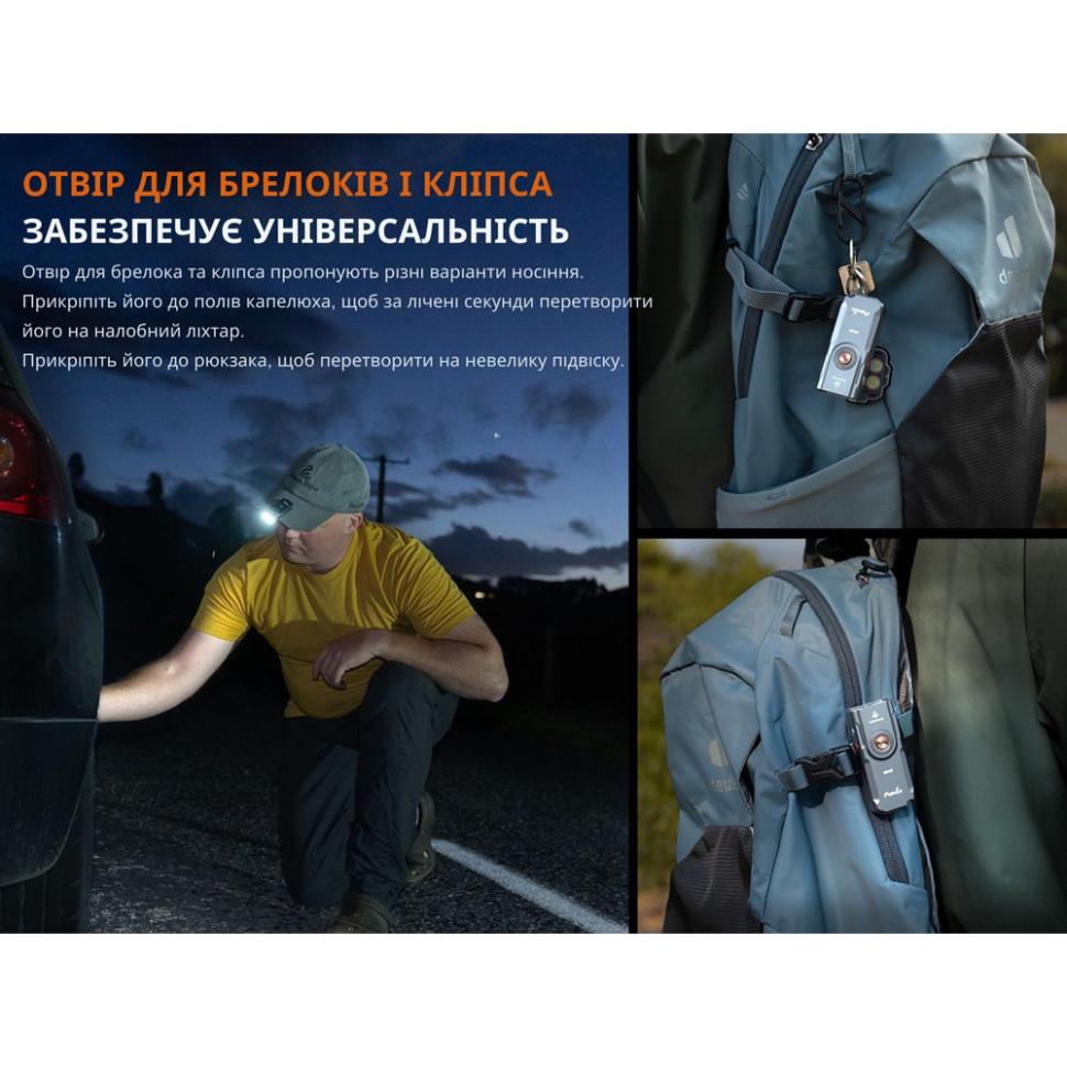 Ліхтар наключний Fenix E06R Turquoise (E06R-TQ) - фото 9 Ліхтар наключний Fenix E06R Turquoise (E06R-TQ) - фото 9