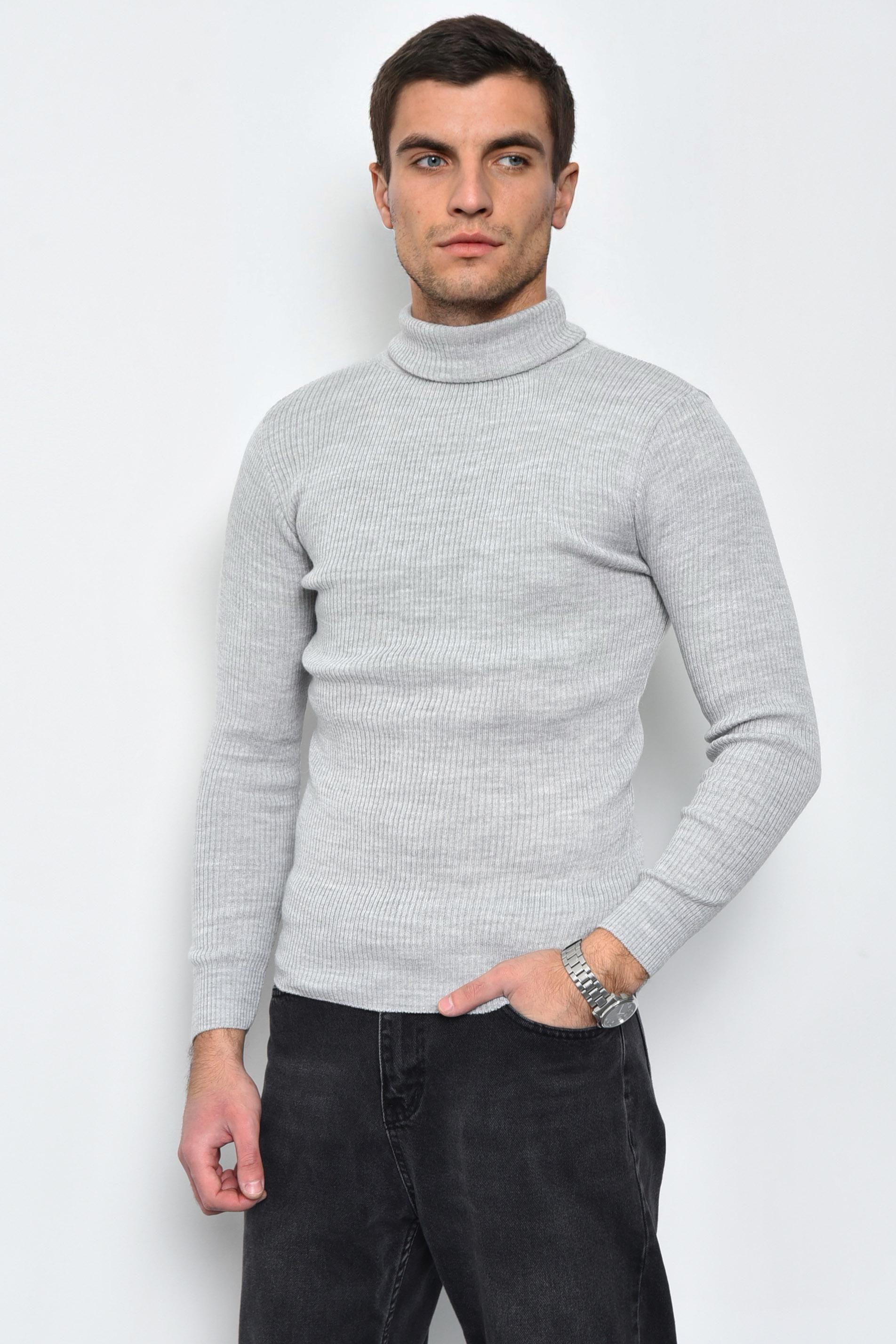 Гольф мужской акриловый S Серый (169941) Гольф мужской акриловый S Серый (169941)