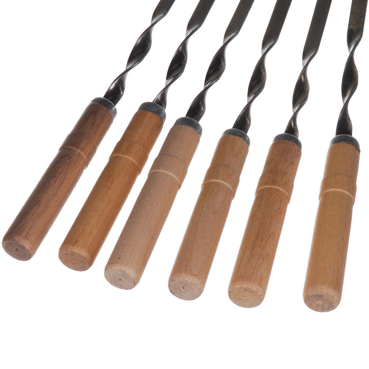 Шампур Stenson КК-Ш-60 с деревянной ручкой (3893844) - фото 2