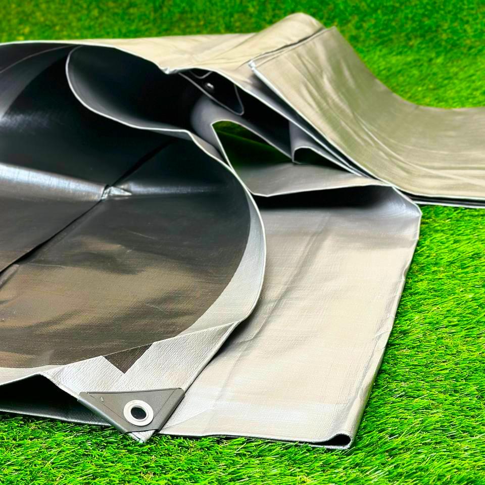 Тент 260 г/м2 4х8 Plandeka Mega Gruba Серо-черный - фото 5 Тент 260 г/м2 4х8 Plandeka Mega Gruba Серо-черный - фото 5