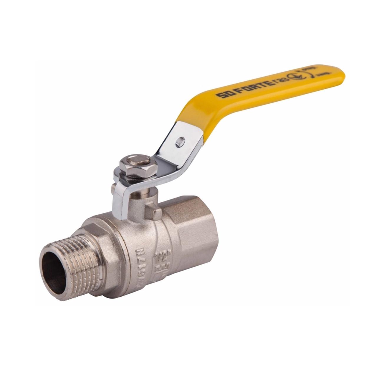 Кран шаровой SD Forte 2 ВН для газа ручка (SF605G50)