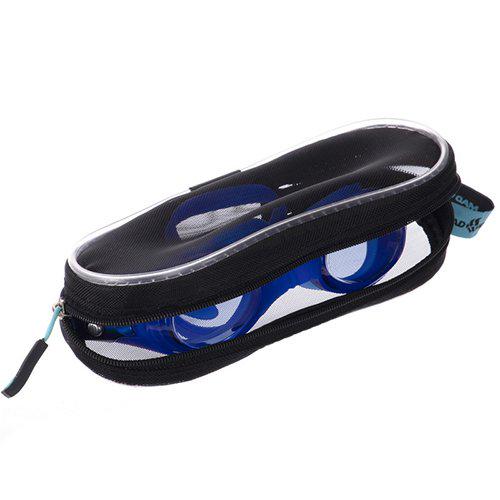 Чохол для окулярів Mad Wave Mesh Pouch M070301 Чорно-блакитний (60444154) - фото 3