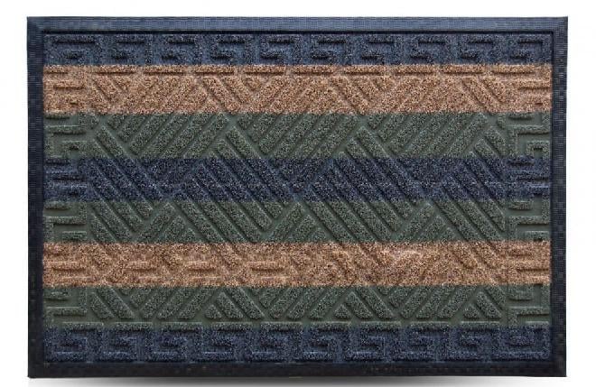 Коврик придверный Dariana D-5443 60х90 см Зелено-бежевый (5-Grass22)