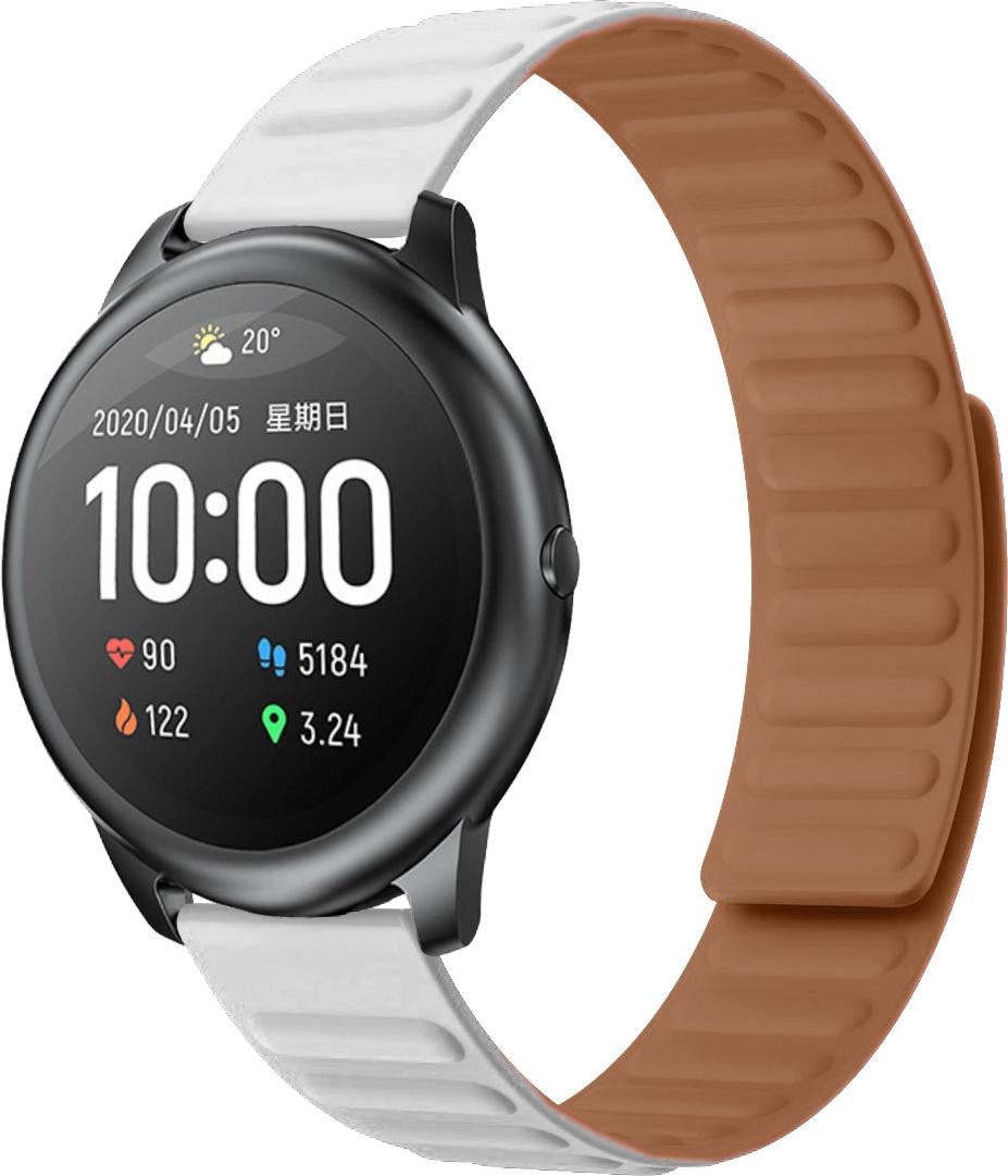 Ремінець Magneter для Haylou Smart Watch Solar LS05 White (26652-29) Ремінець Magneter для Haylou Smart Watch Solar LS05 White (26652-29)