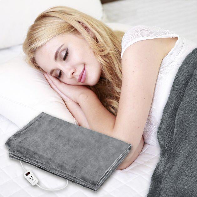 Електропростирадло з підігрівом Profi Care PC-WZD 3061 флісове на 180 Вт 3 рівні нагріву і таймер 175х130 см Сірий - фото 3