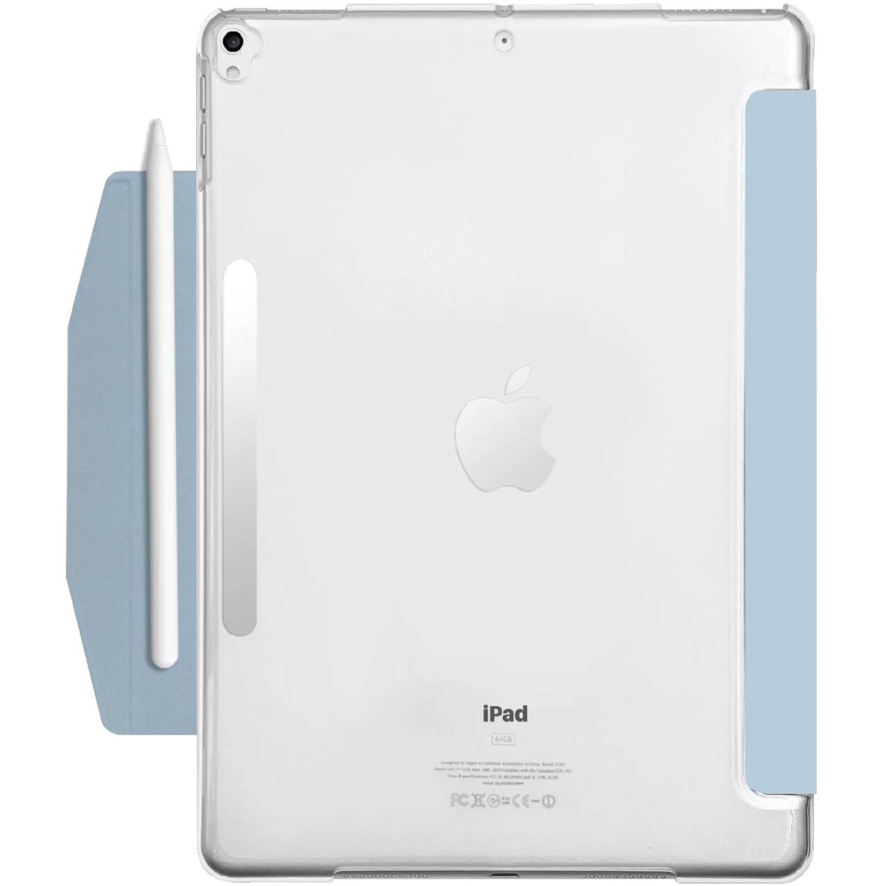 Чехол Macally Protective Case and Stand for iPad 10,2 2021-2019 BSTAND7V2-BL Blue - фото 5