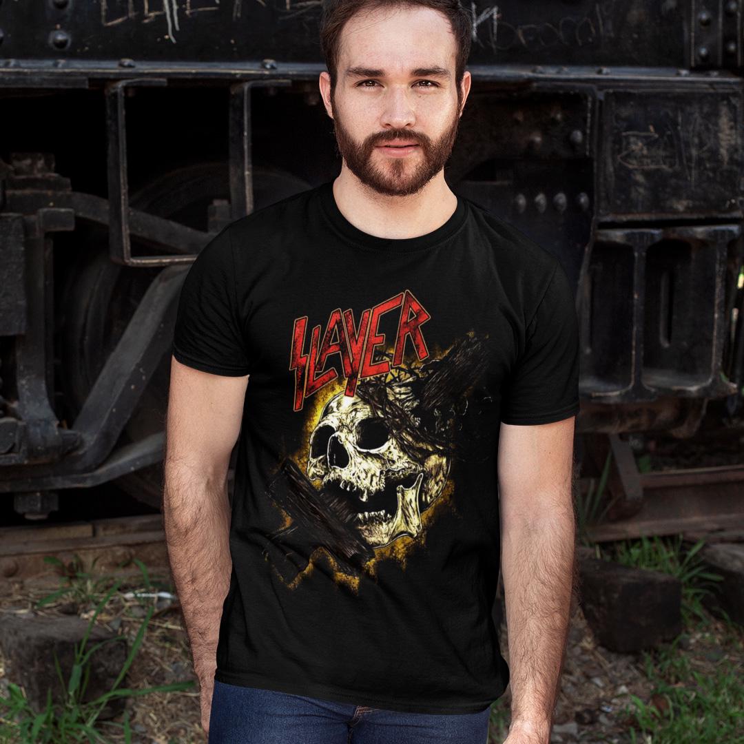 Футболка унисекс Slayer Wood Cross 4XL Черный (0000010063)