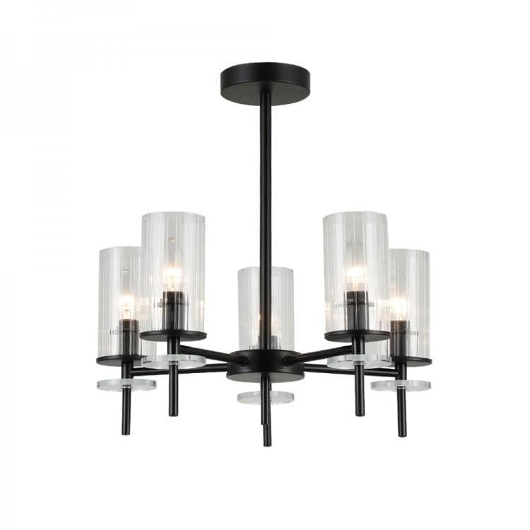 Люстра потолочная накладная ARDERO BL1750/1 CHICAGO под лампу Черный (27712619)