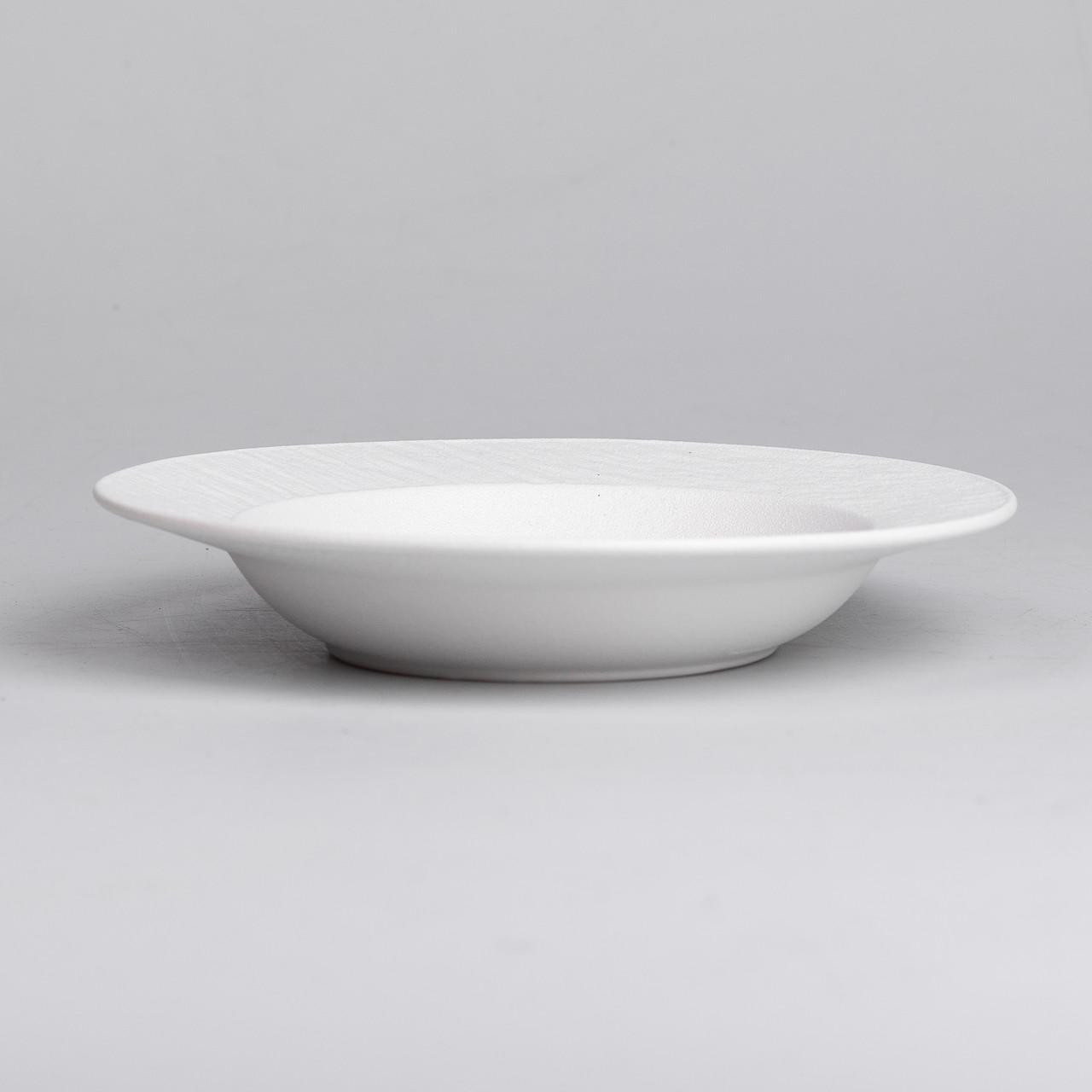 Тарілка супова керамічна 23 см Білий (5392) - фото 4 Тарілка супова керамічна 23 см Білий (5392) - фото 4