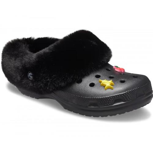 Сабо Crocs Classic Mammoth Charm р. W7/EUR 37-38 Black (8715963) - фото 5