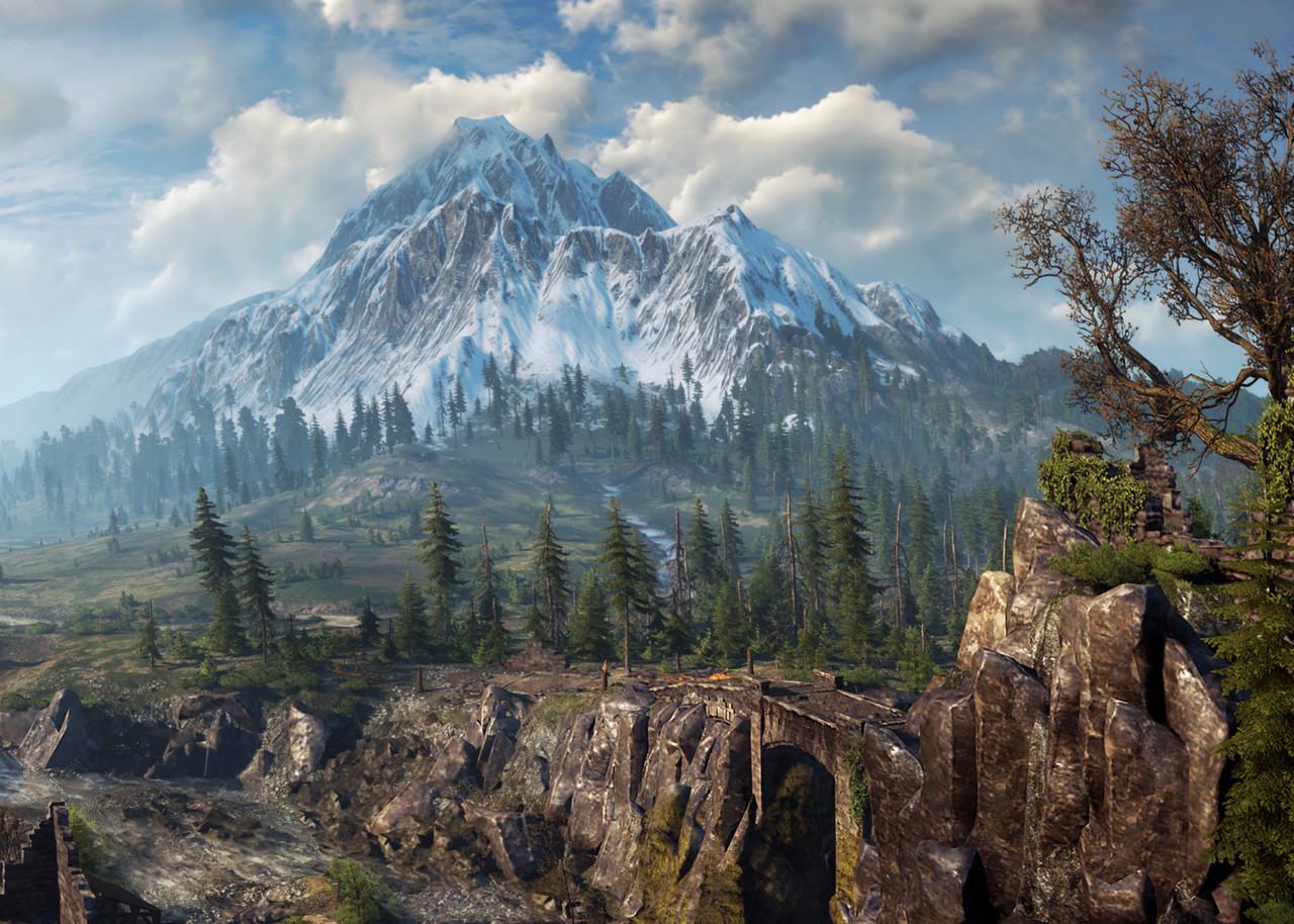 Картина GeekLand The Witcher пейзаж (TW.09.070)