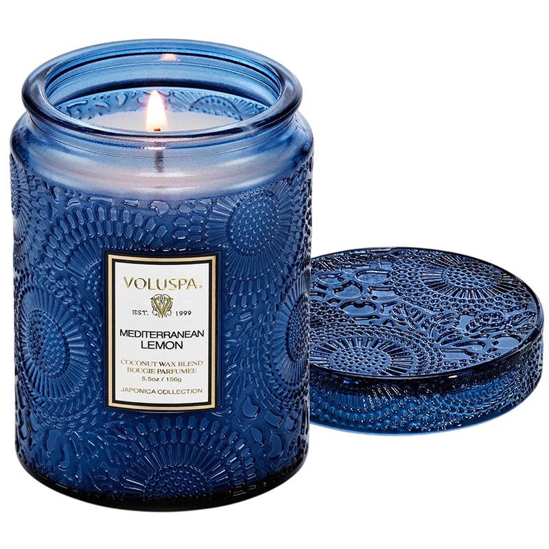 Свеча ароматическая Voluspa Japonica Mediterranean Lemon 156 г стакан с крышкой (111007012) Свеча ароматическая Voluspa Japonica Mediterranean Lemon 156 г стакан с крышкой (111007012)