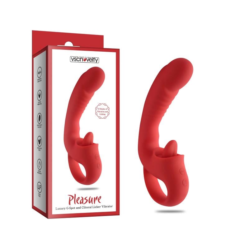 Вибратор двойной для женщин Pleasure Luxury G-Spot and Clitoral Licker Vibrator (1000062561)