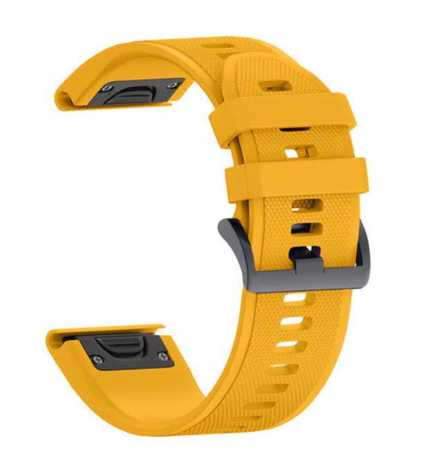 Силиконовый ремешок Primo для часов Garmin Fenix 3/3HR/Fenix 5X/6X Yellow (1205783745)