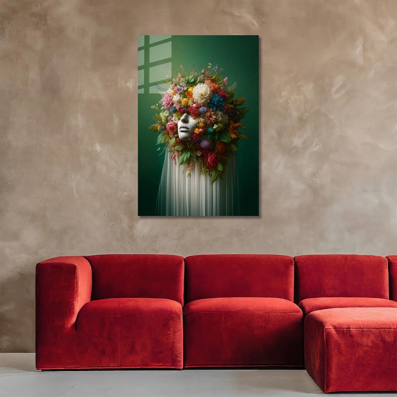 Картина на стекле NovellaPrint Цветочная фантазия 80х120 см (453.4) - фото 3