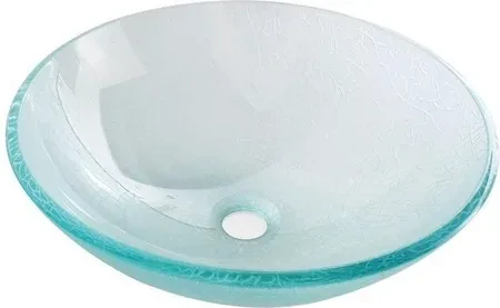 Умывальник Sapho Ice szklana 2501-04 42х42х14 см (15132072)