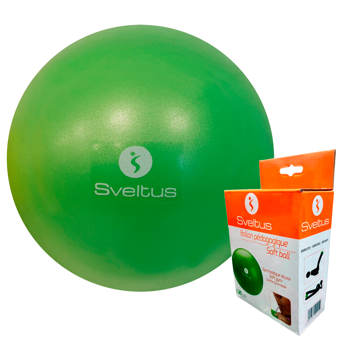 Мяч для пилатеса Sveltus Soft Ball 24 см Зеленый (SLTS-0415)
