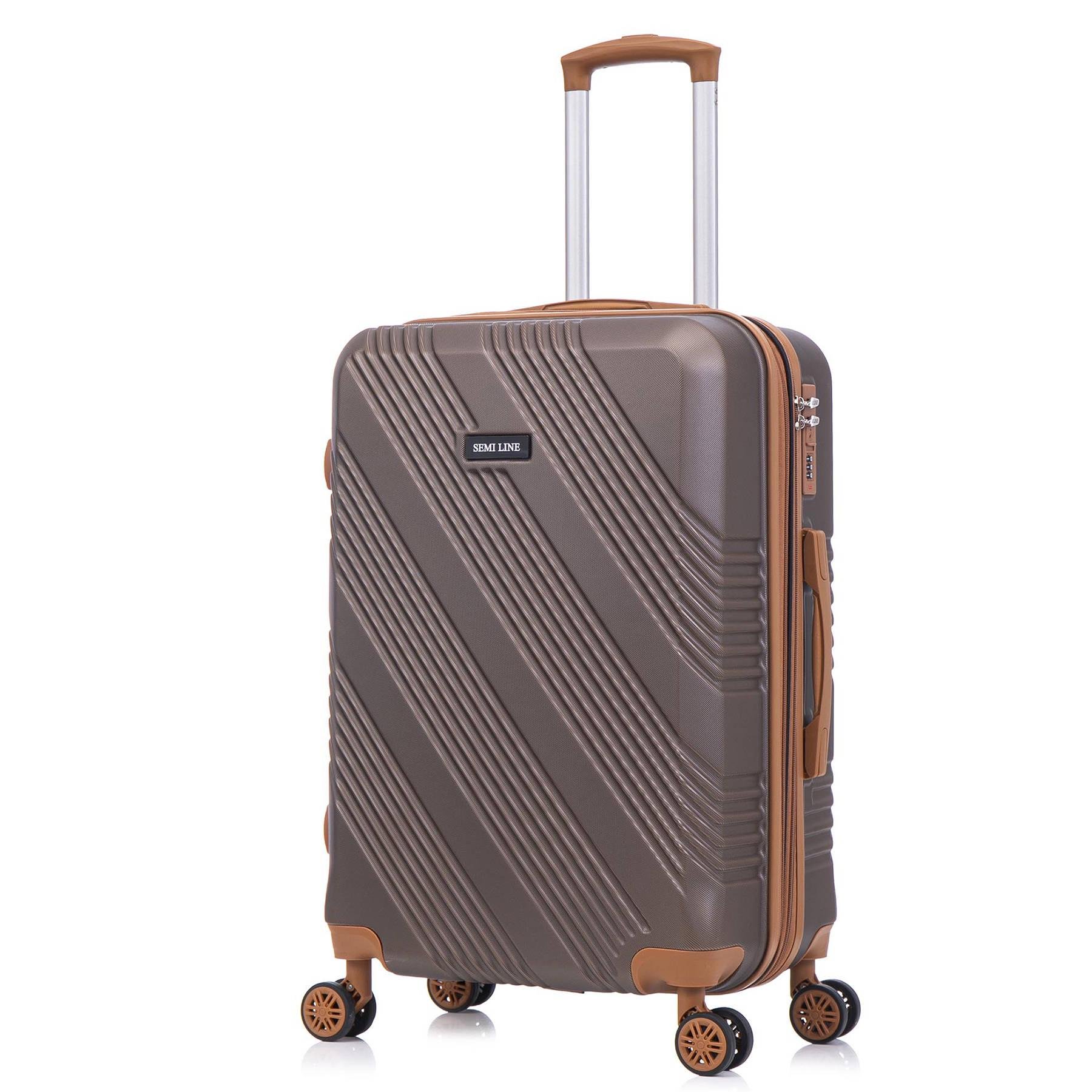 Валіза SEMI LINE 24" Brown (T5850-2) - фото 1