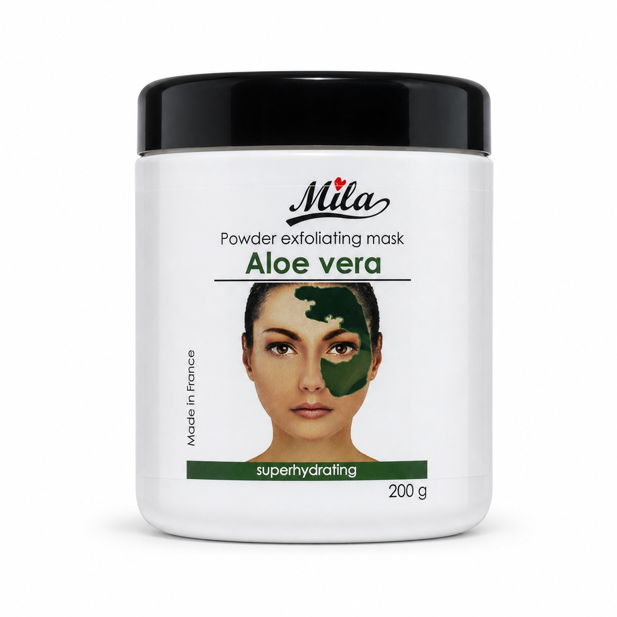 Маска альгинатная Mila Aloe Vera из алоэ для сухой и чувствительной кожи суперувлажнение 200 г