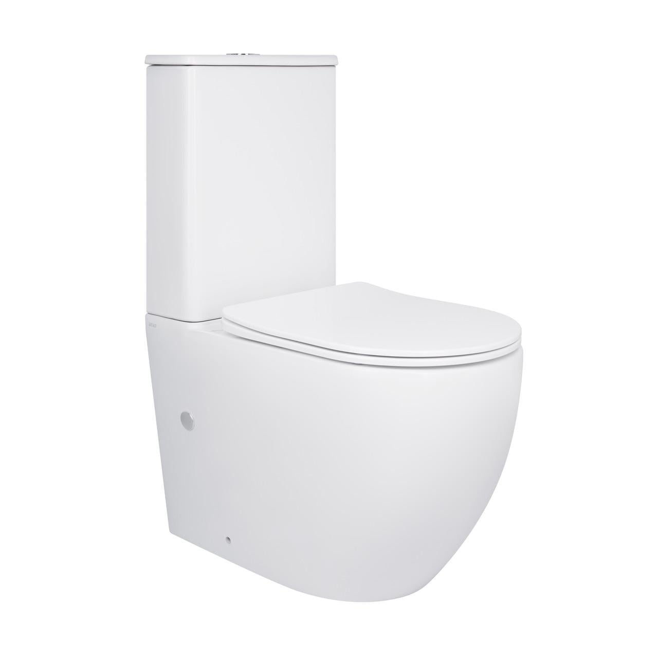 Унитаз-компакт Qtap Robin Ultra Quiet безободочный с сиденьем Soft-close (QT13226089AW) Унитаз-компакт Qtap Robin Ultra Quiet безободочный с сиденьем Soft-close (QT13226089AW)