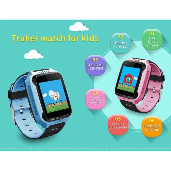 Смарт-годинник дитячий Smart Baby watch Q528 GPS Синій - фото 3