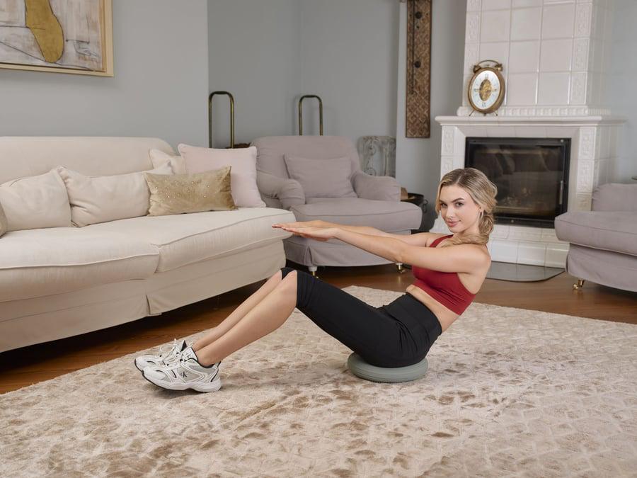 Балансировочная подушка Hop-Sport HS-R034BC Серый (5169) - фото 6 Балансировочная подушка Hop-Sport HS-R034BC Серый (5169) - фото 6