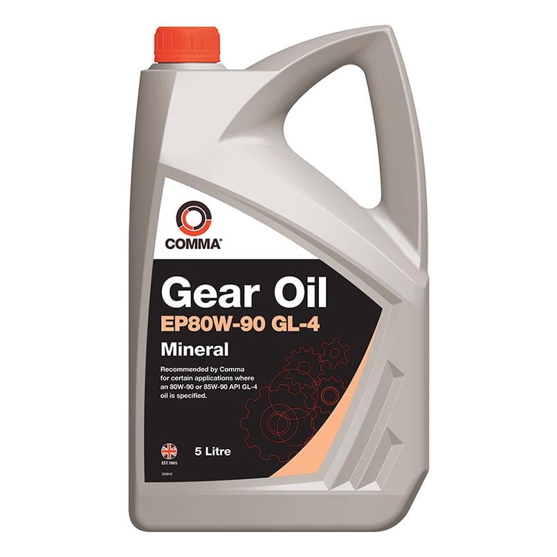 Трансмиссионное масло Comma GEAR OIL EP80W-90 GL4 5л Трансмиссионное масло Comma GEAR OIL EP80W-90 GL4 5л