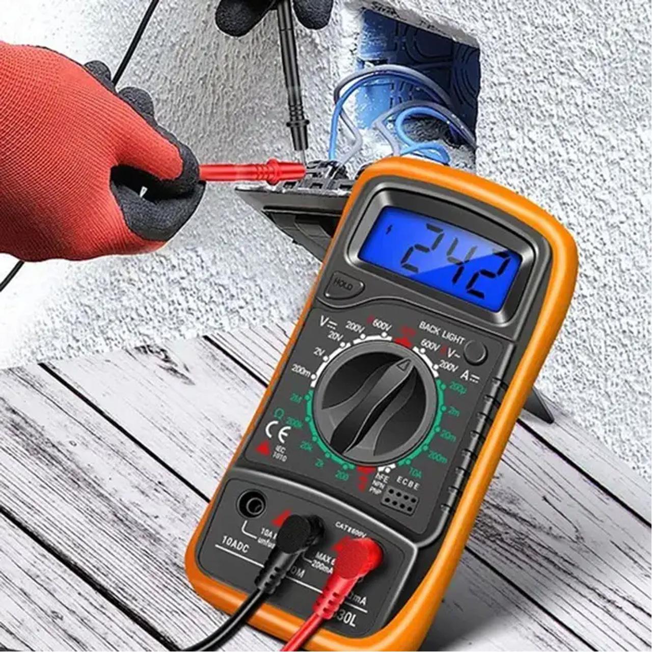 Мультиметр цифровий XL830L з підсвічуванням (1801321) - фото 10 Мультиметр цифровий XL830L з підсвічуванням (1801321) - фото 10